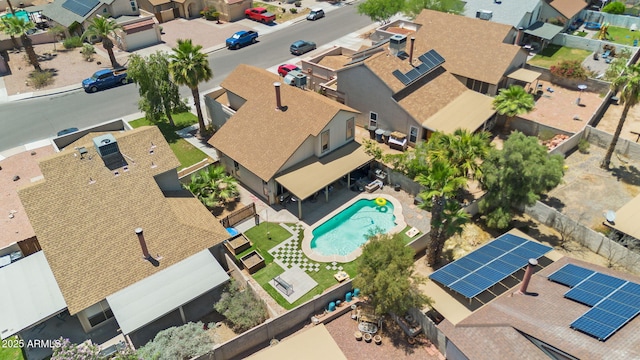 3608 W Harrison St, Chandler, AZ 85226 - aerial perspective of suburban area with a pool