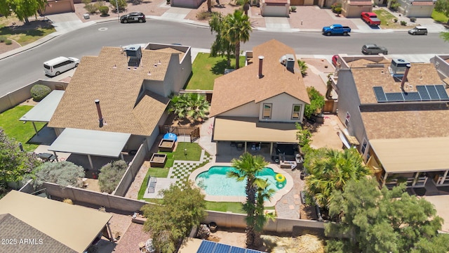 3608 W Harrison St, Chandler, AZ 85226 - aerial perspective of suburban area with a pool area
