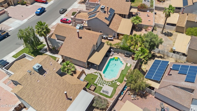 3608 W Harrison St, Chandler, AZ 85226 - aerial view of residential area with a pool