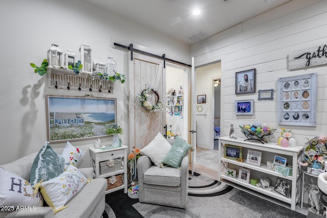 20125 E Via Del Rancho, Queen Creek, AZ 85142 - living area with a barn door