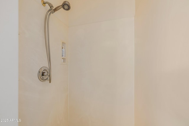 details featuring walk in shower