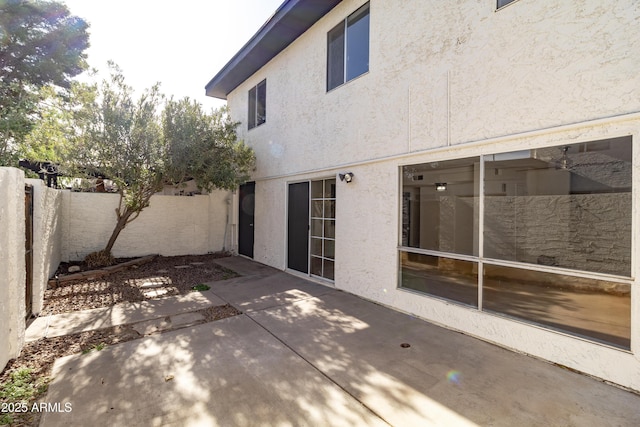 rear view of house featuring a patio area