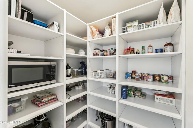 view of pantry