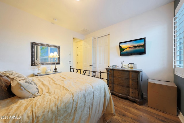 19334 W Pasadena Ave, Litchfield Park, AZ 85340 - bedroom with wood finished floors and a closet