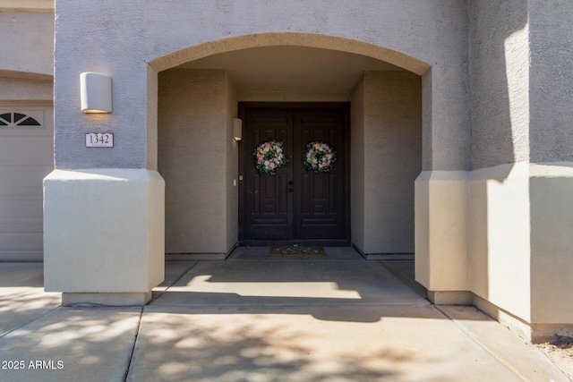 1342 E Jade Dr, Chandler, AZ 85286 - view of exterior entry with stucco siding