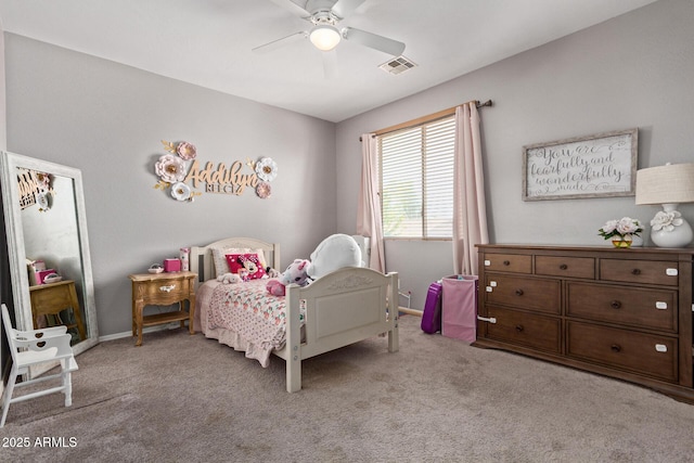 1342 E Jade Dr, Chandler, AZ 85286 - carpeted bedroom with a ceiling fan