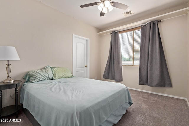 1342 E Jade Dr, Chandler, AZ 85286 - bedroom with carpet floors and a ceiling fan