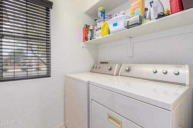 12787 S 175th Ave, Goodyear, AZ 85338 - clothes washing area with laundry area, separate washer and dryer, and baseboards