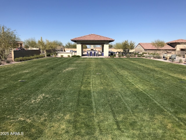 12787 S 175th Ave, Goodyear, AZ 85338 - view of yard with a gazebo