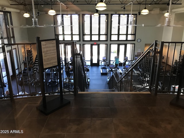 12787 S 175th Ave, Goodyear, AZ 85338 - exercise room with a high ceiling