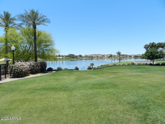12787 S 175th Ave, Goodyear, AZ 85338 - view of yard featuring a water view