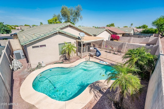 2721 N 107th Dr, Avondale, AZ 85392 - view of pool with a fenced backyard and a patio