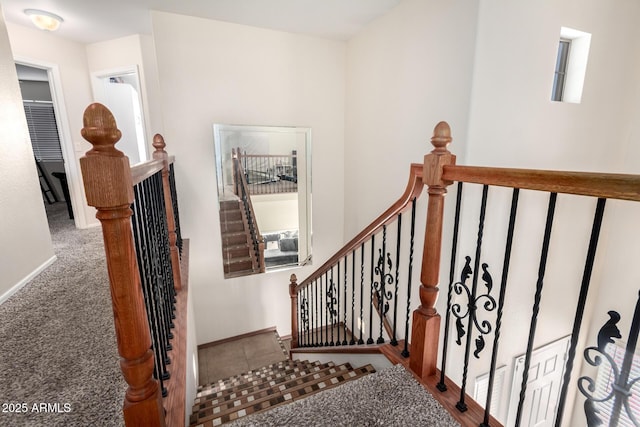 40904 N Hearst Dr, Anthem, AZ 85086 - stairs featuring baseboards and carpet flooring