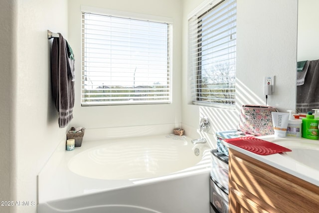 40904 N Hearst Dr, Anthem, AZ 85086 - bathroom with vanity and a garden tub