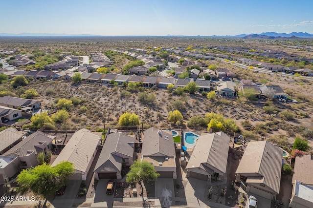 10276 E Meandering Trail Ln, Gold Canyon, AZ 85118 - aerial view of residential area featuring mountains