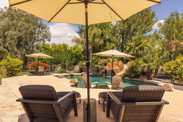 690 E Seattle Slew Ln, Gilbert, AZ 85296 - view of patio / terrace featuring outdoor dining area