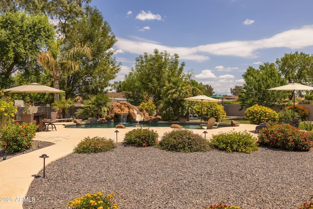690 E Seattle Slew Ln, Gilbert, AZ 85296 - view of yard featuring a patio