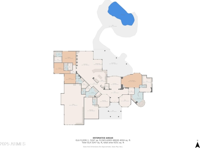 690 E Seattle Slew Ln, Gilbert, AZ 85296 - floor plan / room layout