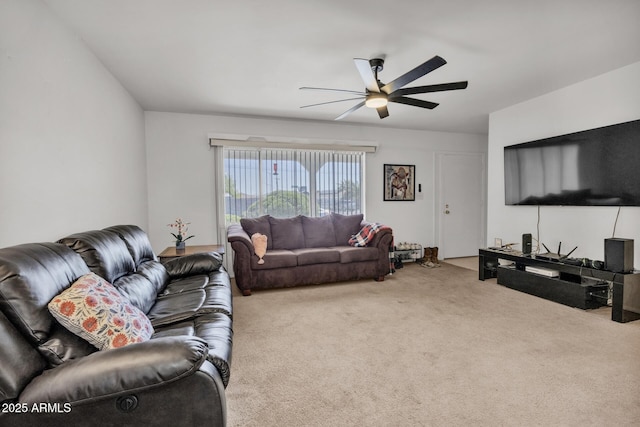 10806 N 114th Ave, Youngtown, AZ 85363 - carpeted living room with ceiling fan