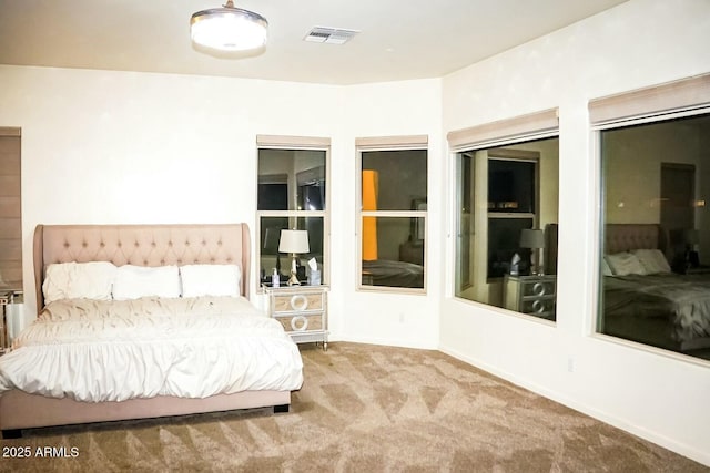 bedroom featuring carpet flooring