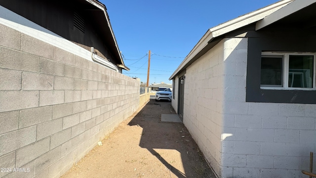 view of property exterior