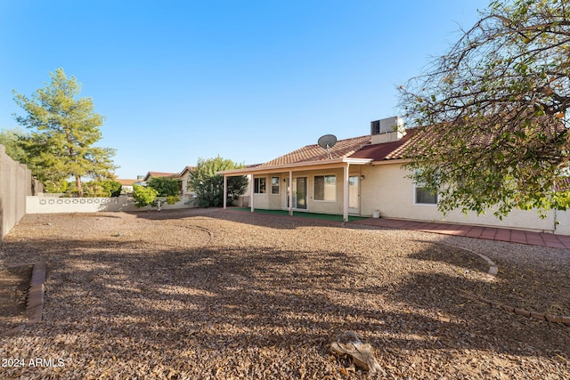 view of rear view of property