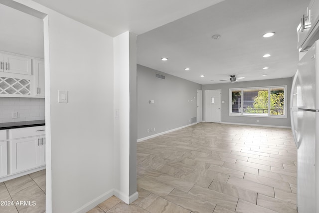 4701 N 68th St Unit 248, Scottsdale, AZ 85251 - empty room featuring ceiling fan, recessed lighting, and baseboards