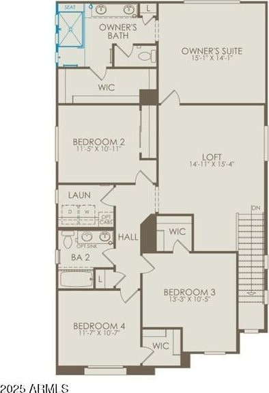 17619 W San Juan Ave, Litchfield Park, AZ 85340 - view of floor plan / room layout