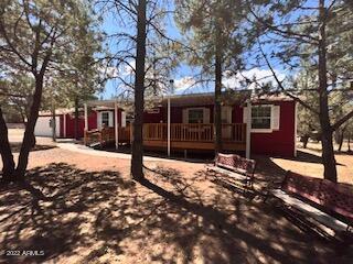 view of back of property