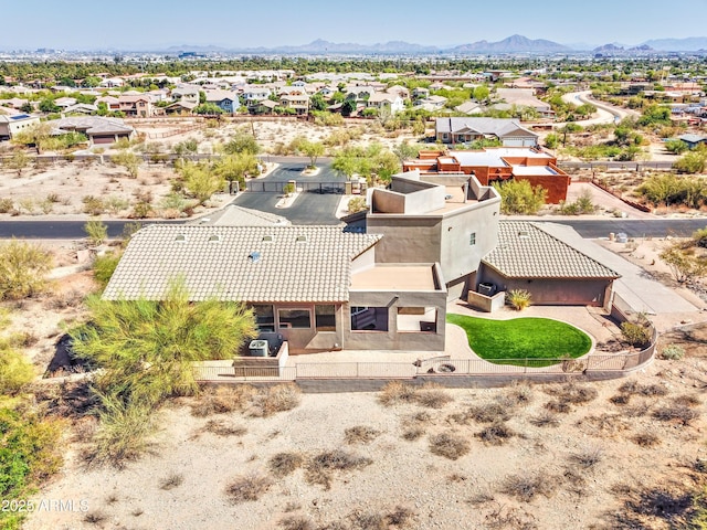3903 E Melody Dr, Phoenix, AZ 85042 - aerial view of residential area featuring mountains