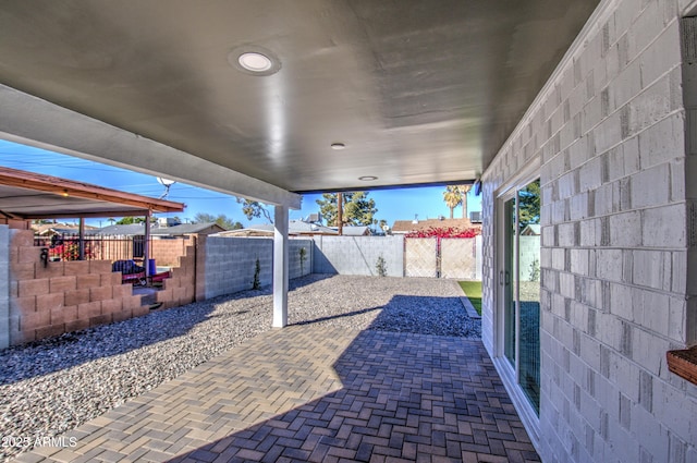 view of patio / terrace