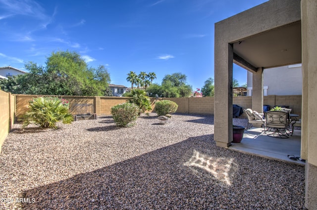 4196 E Bonanza Rd, Gilbert, AZ 85297 - view of yard featuring a fenced backyard and a patio