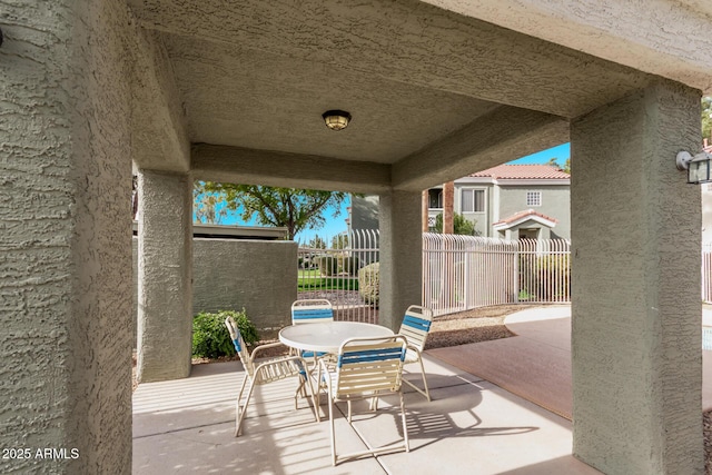 view of patio