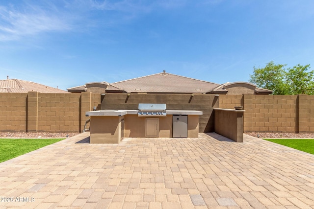1342 E Milada Dr, Phoenix, AZ 85042 - fenced backyard featuring a patio area
