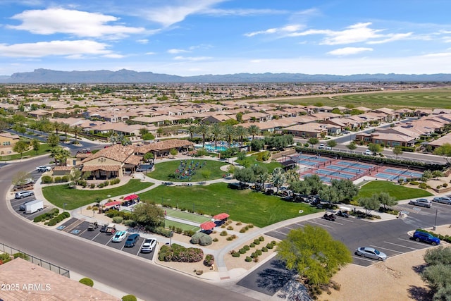 644 E Las Puertas Ln, Queen Creek, AZ 85140 - aerial view featuring a mountain view and a residential view