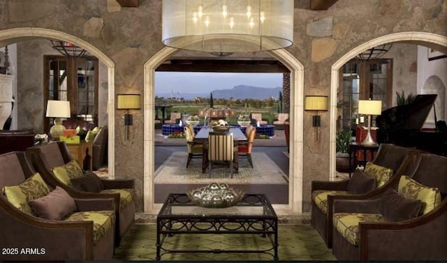 644 E Las Puertas Ln, Queen Creek, AZ 85140 - exterior space with arched walkways