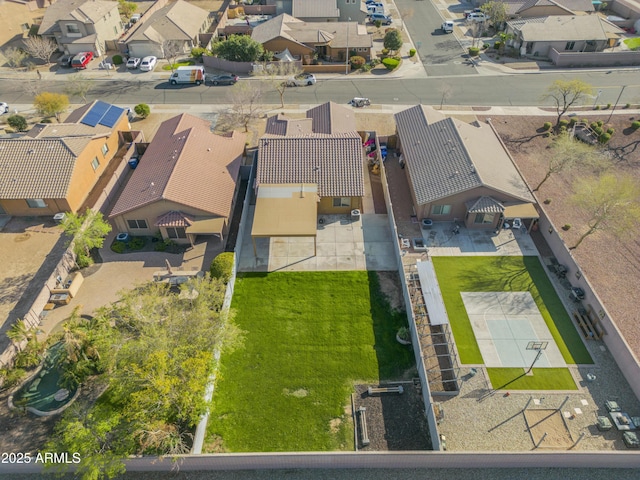 bird's eye view featuring a residential view