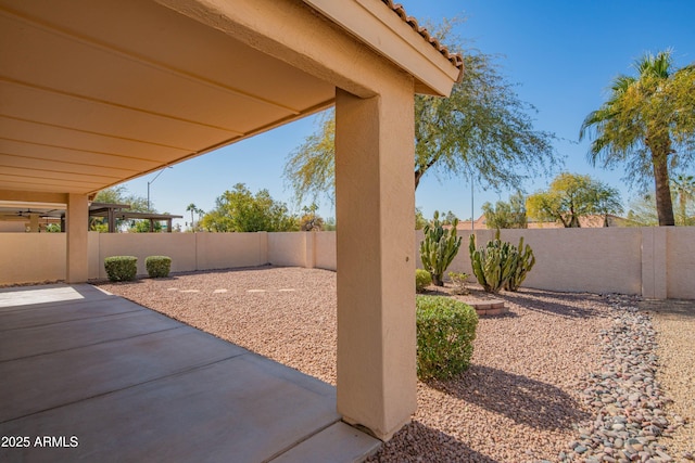 view of patio