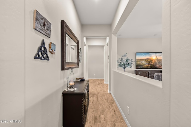 27276 N 81st Ln, Peoria, AZ 85383 - hall with light wood-type flooring and baseboards