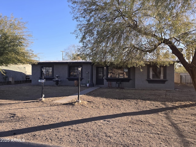 view of back of property