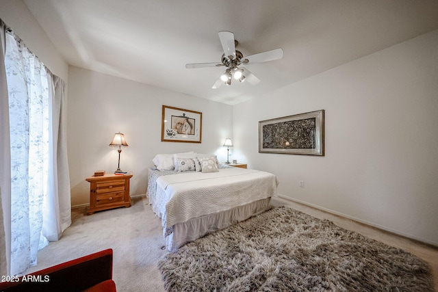 15225 N 100th St Unit 1185, Scottsdale, AZ 85260 - carpeted bedroom with baseboards and a ceiling fan