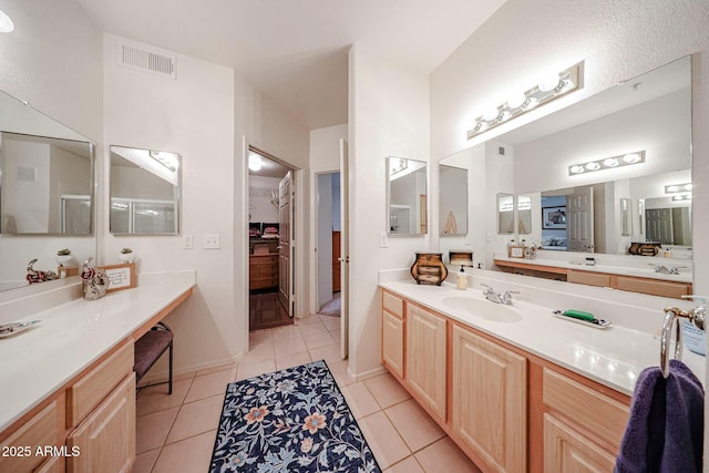 15225 N 100th St Unit 1185, Scottsdale, AZ 85260 - full bathroom featuring tile patterned flooring, vanity, and a spacious closet