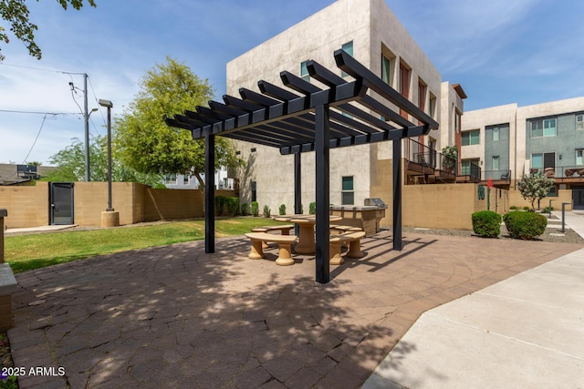 820 N 8th Ave Unit 14, Phoenix, AZ 85007 - view of patio / terrace with a pergola
