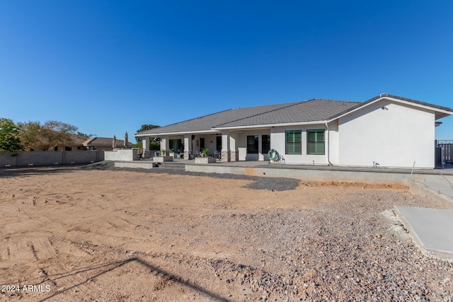 view of rear view of house