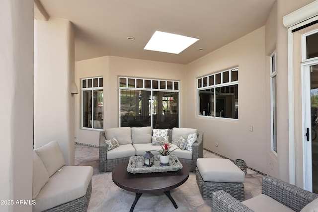 view of patio with outdoor lounge area