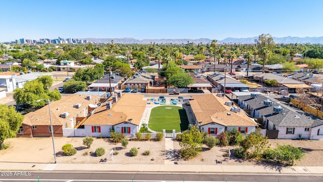 1605 W Osborn Rd, Phoenix, AZ 85015 - aerial view of residential area featuring mountains