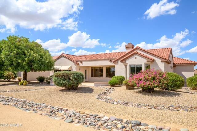 view of mediterranean / spanish house