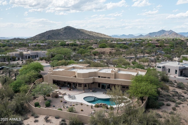 8400 E Dixileta Dr Unit 153, Scottsdale, AZ 85266 - aerial view featuring a mountain view