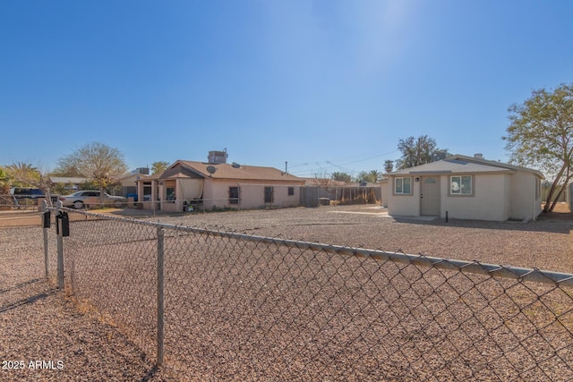 view of back of property