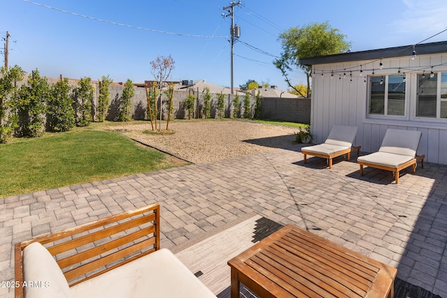 1212 E Indianola Ave, Phoenix, AZ 85014 - view of patio / terrace with a fenced backyard